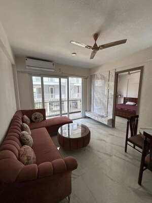 Living Room in 3.5 BHK Builder Floor at Smart World Gems, Sector 89 – for Rent