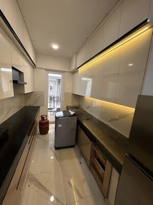 Kitchen in 3.5 BHK Builder Floor at Smart World Gems, Sector 89 – for Rent