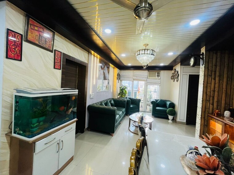 Living Room, vaishali sector 5 3 Bedroom 1350 Sq.Ft. Builder Floor In Vaishali Sector 5 Ghaziabad 10331091