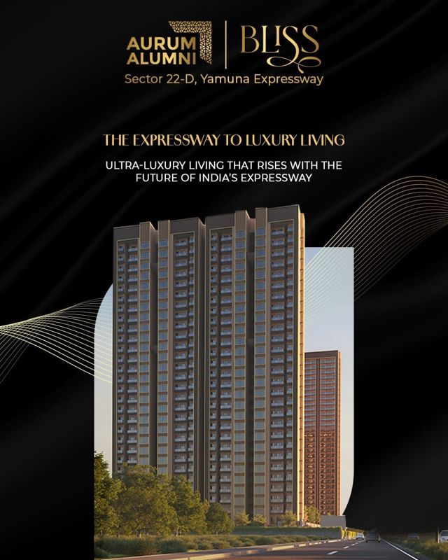 3 BHK + Pooja Room 2200 Sq.Ft. Apartment in Aurum Alumni Bliss