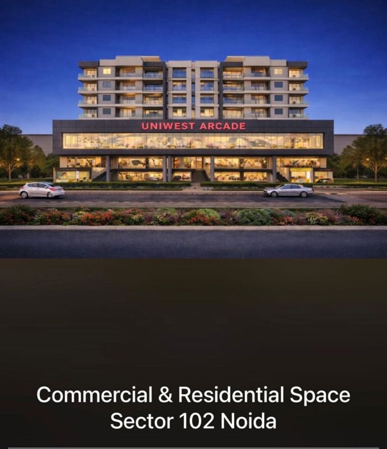 Exterior View, uniwest-hub 1 Bedroom 650 Sq.Ft. Apartment In Sector 22d Yamuna Expressway Greater Noida 9772890