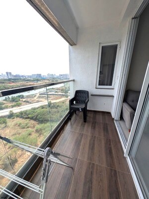 Balcony in 2 BHK Apartment at Yashwin Orizzonte, Kharadi – for Rent