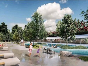 Swimming Pool in 1 BHK Apartment at Krisumi Waterfall Suites, Sector 36a – for Sale