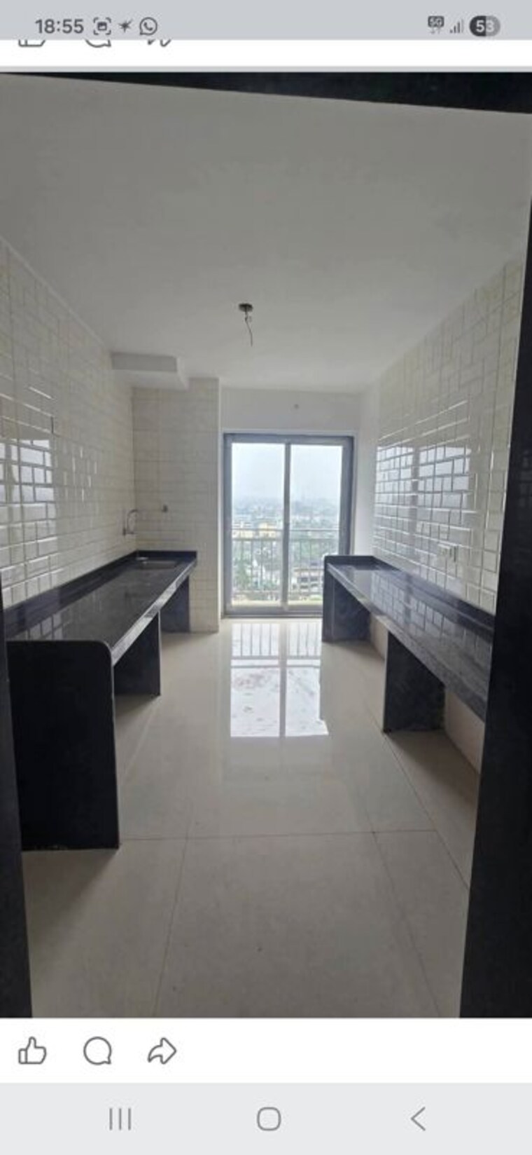 Kitchen, mutha-sai-nirvana 2 Bedroom 1005 Sq.Ft. Apartment In Shahad Thane 10331364