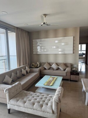 Living Room in 3 BHK Apartment at Oberoi Realty Splendor Grande, Andheri East – for Rent