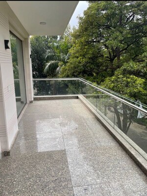 Balcony in 4 BHK Builder Floor at Greater Kailash – for Rent