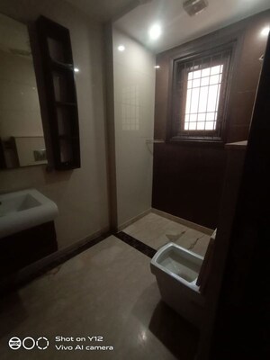 Bathroom in 3 BHK Builder Floor at East Of Kailash – for Rent