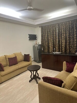 Living Room in 1 BHK Builder Floor at Masjid Moth – for Rent