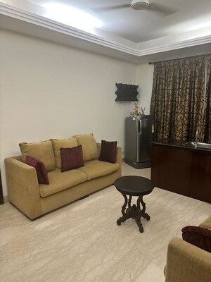 Living Room in 1 BHK Builder Floor at Masjid Moth – for Rent