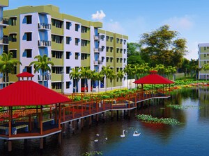 Swimming Pool in 3 BHK Apartment at Swapno Puron, Amtala – for Sale