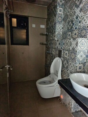 Bathroom in 2 BHK Apartment at Runwal Pearl, Manpada – for Rent