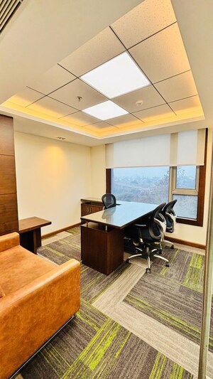  Office Space – Entrance View at DLF Star Tower, Sector 30 - for Rent