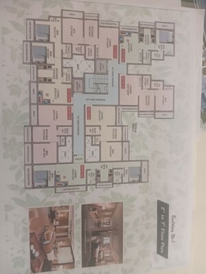 Floor Plan in 2 BHK Apartment at Shreya Darshan, Zanzroli – for Sale