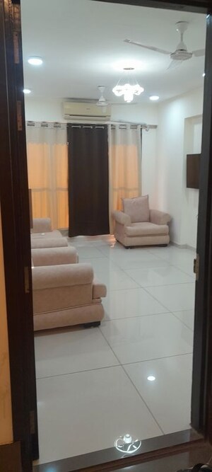 Living Room in 2 BHK Apartment at Chandak 34 Park Estate, Goregaon West – for Rent