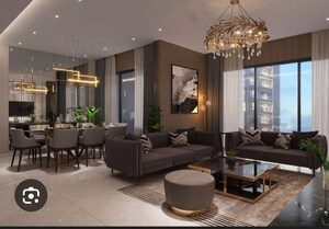 Living Room in 2 BHK Apartment at Runwal Conch, Manpada – for Sale