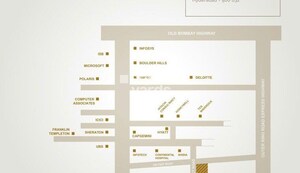 Floor Plan in 2 BHK Apartment at Pacifica Hillcrest Phase 2, Gachibowli – for Sale