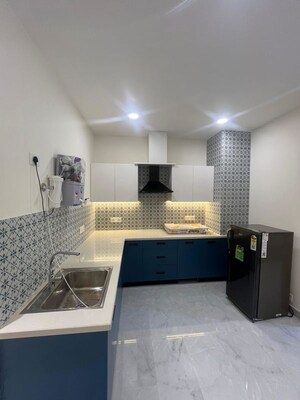 Kitchen in 2 BHK Builder Floor at Sushant Lok I – for Rent