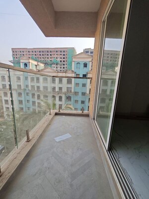 Balcony in 2.5 BHK Apartment at Elite The Crown, Tilak Nagar – for Rent