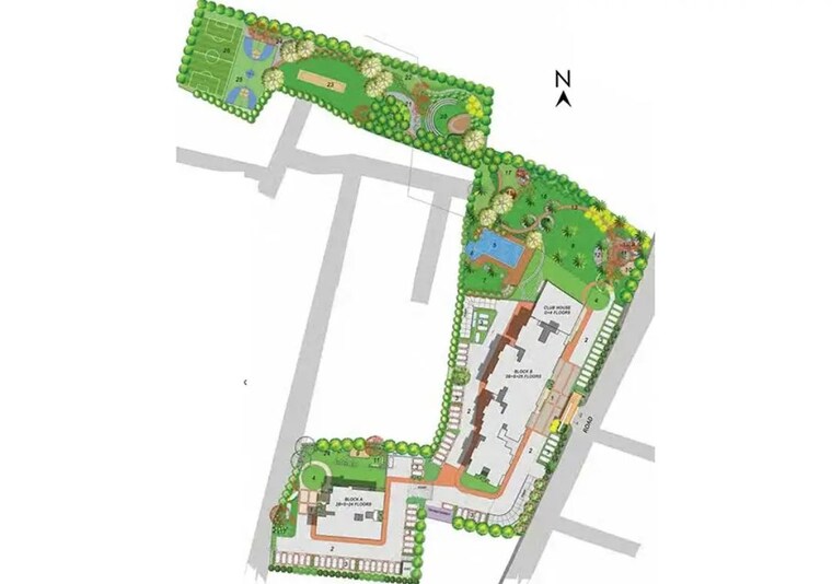 Master Plan, brigade-komarla-heights 2 Bedroom 1019 Sq.Ft. Apartment In Padmanabha Nagar Bangalore 10331654