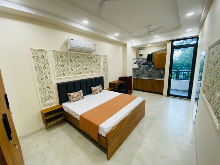 Bedroom, sector 45 Studio 653 Sq.Ft. Builder Floor In Sector 45 Gurgaon 10331711
