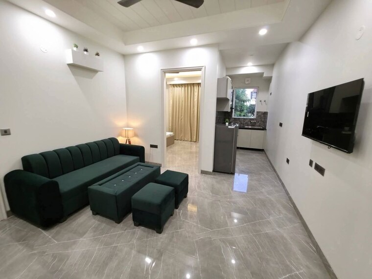 Living Room, freedom fighters enclave 1 Bedroom 750 Sq.Ft. Builder Floor In Freedom Fighters Enclave Delhi 10331706