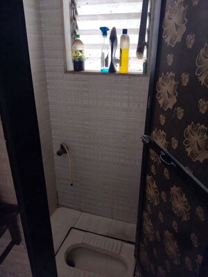 Bathroom in 1 BHK Apartment at Guru Sankalp CHS, New Panvel – for Rent
