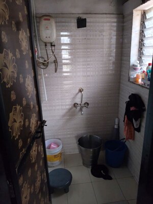 Bathroom in 1 BHK Apartment at Guru Sankalp CHS, New Panvel – for Rent