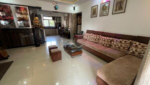 Living Room in 2.5 BHK Apartment at Disha Horizon, Viman Nagar – for Rent