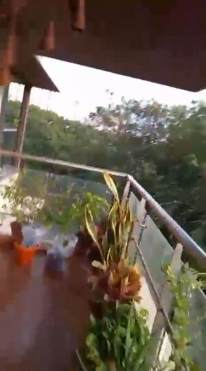 Balcony in 3 BHK Apartment at Ekta Panorama, Chembur – for Rent