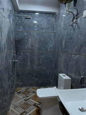 Bathroom in 1 BHK Builder Floor at Saket – for Rent