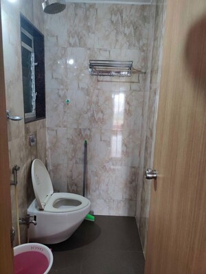 Bathroom in 2 BHK Apartment at Sai Yashaskaram, Kharghar – for Rent