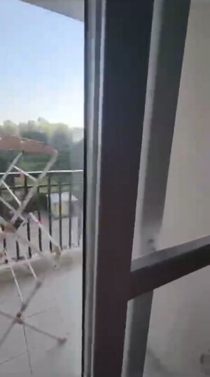 Staircase in 3 BHK Apartment at Motiaz Royal Citi, Ambala Highway – for Sale