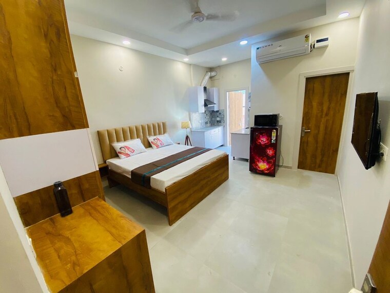 Bedroom, sector 51 Studio 646 Sq.Ft. Builder Floor In Sector 51 Gurgaon 10331792