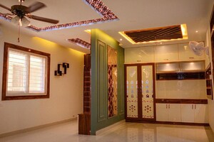 Living Room in 3 BHK Apartment at Jains Carlton Creek, Manikonda – for Rent
