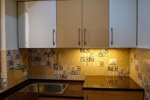 Kitchen in 3 BHK Apartment at Jains Carlton Creek, Manikonda – for Rent