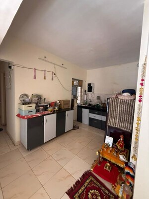 Kitchen in 1.5 BHK Apartment at Wadhwani Mayureshwar Sai Nisarg Park CHS, Pimple Saudagar – for Rent