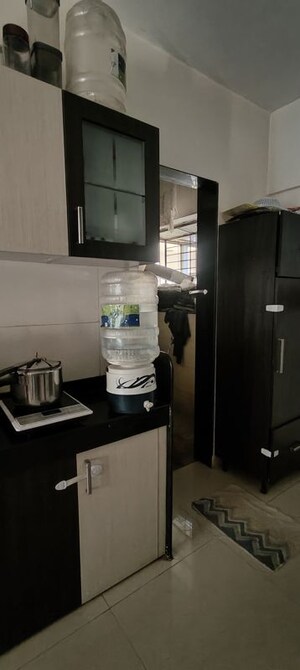 Kitchen in 1 BHK Apartment at Wadhwani Mayureshwar Sai Nisarg Park CHS, Pimple Saudagar – for Rent