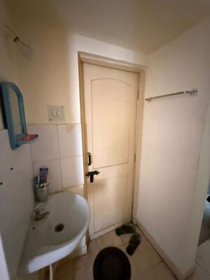 Bathroom in 1 BHK Apartment at Wadhwani Mayureshwar Sai Nisarg Park CHS, Pimple Saudagar – for Rent
