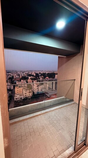 Balcony in 2 BHK Apartment at Goyal and Co Orchid Greens, Kannur – for Rent