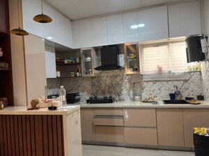 Kitchen in 3 BHK Apartment at Vajram Tiara, Yelahanka – for Rent