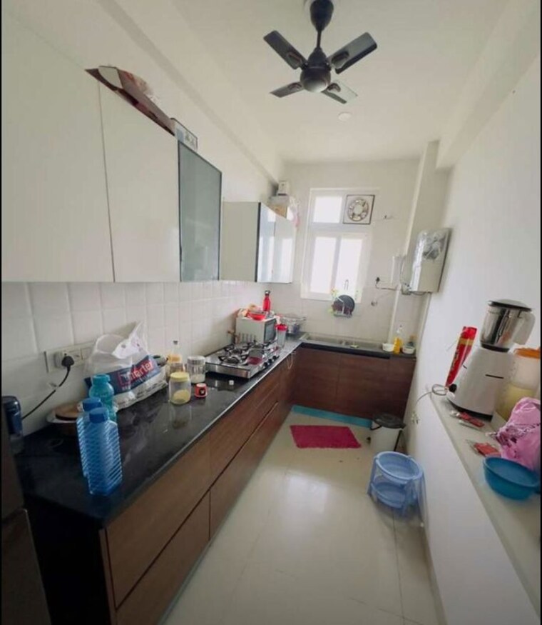 Kitchen, maxxus-elanza 3 Bedroom 1600 Sq.Ft. Apartment In International Airport Road Zirakpur 10331908