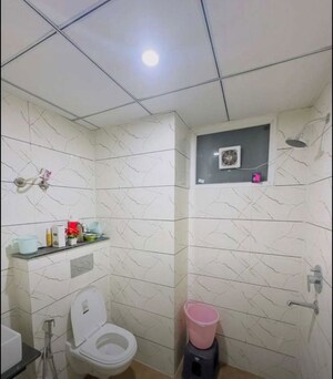 Bathroom in 3 BHK Apartment at Maxxus Elanza, International Airport Road – for Rent