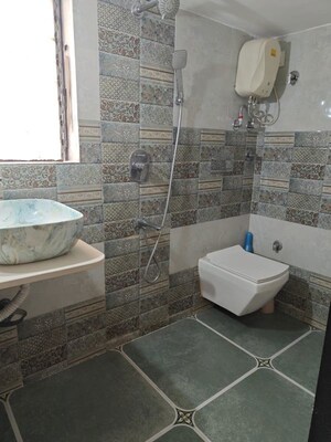 Bathroom in 2 BHK Apartment at Puranik City Reserva, Ghodbunder Road – for Rent