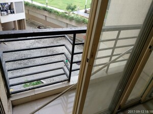 Balcony in 1 BHK Apartment at Raunak Bliss, Ghodbunder Road – for Rent
