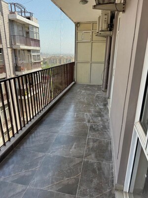 Balcony in 3 BHK Apartment at Trishla City, Patiala Road – for Rent