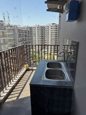 Balcony in 3 BHK Apartment at Trishla City, Patiala Road – for Rent