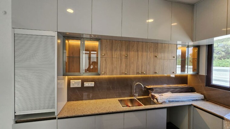 Kitchen, mantri-group-mantri-euphoria 3 Bedroom 3150 Sq.Ft. Apartment In Narsingi Hyderabad 10332003