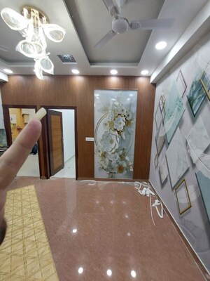 Kitchen in 3 BHK Apartment at Raj Nagar Extension – for Rent