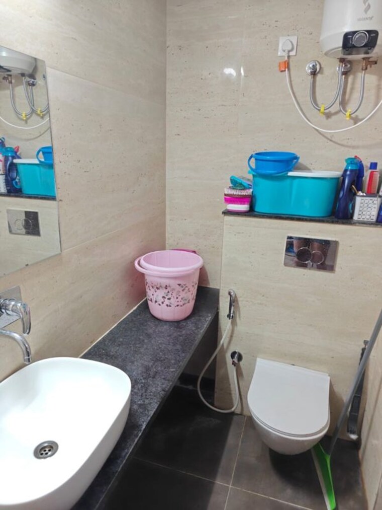 Bathroom, ashadeep-rainbow-apartment Studio 415 Sq.Ft. Apartment In Jeerota Jaipur 10332023