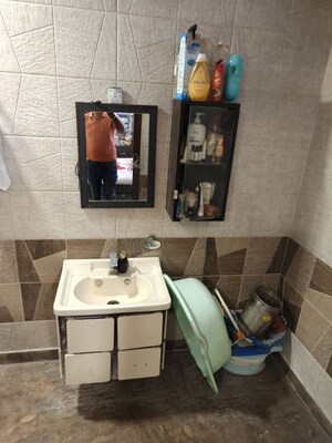 Bathroom in 3 BHK Builder Floor at Mahendru Enclave – for Sale